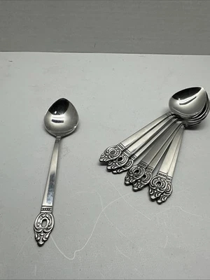 Cubiertos de acero inoxidable Rogers Danish Court Oneida 1881 -8 piezas Foto 1 de 4