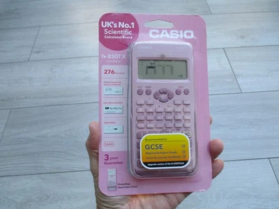Casio FX-83GT X Classwiz Scientific Calculator Pink Sealed Brand New GCSE Maths - Image 1 of 4