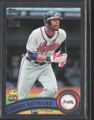 2011 Topps #635 Jason Heyward Black Border - Image 1 of 2