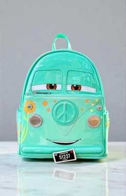 Mini Mochila Loungefly Disney Pixar Cars Fillmore Exclusiva Cosplay Nueva con Etiquetas - Imagen 1 de 4