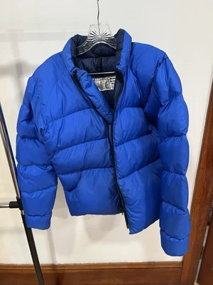 Marmot Mountain Works VTG 80s Down Jacket Puffer Men’s Med Blue - Image 1 of 4