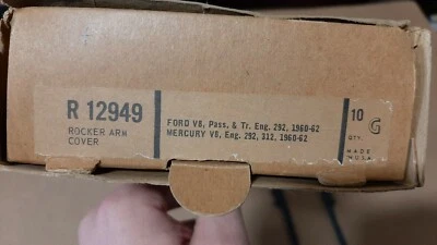 1960-1962 FORD & MERCURY V8 VALVE COVER GASKET; NORS FELPRO# R12949 - Image 1 of 2