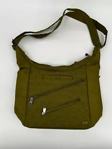 Lug Jamboree RFID Convertible Bucket Crossbody/ Shoulder Bag Green Quilted Large - Picture 1 of 7
