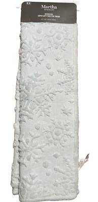 "Manta Martha Stewart de gran tamaño súper suave de piel sintética verde azul 60""x 86""" Foto 1 de 4