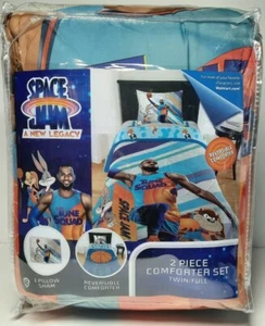 ⚡Space Jam A New Legacy LeBron James Reversible 2pc Comforter Set Twin Full Size - Picture 1 of 6