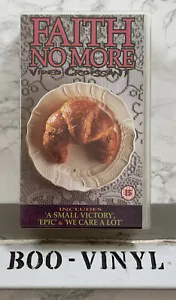 Faith No More - Video Croissant Alternative Rock vhs Video Tape Rare Ex - Imagen 1 de 3