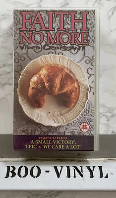 Faith No More - Video Croissant  Alternative Rock  vhs Video Tape Rare Ex - Bild 1 von 3
