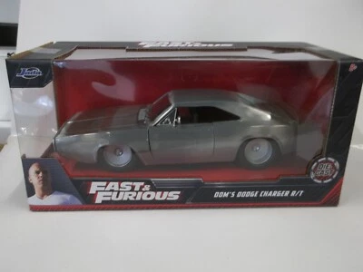 Jada - Fast & Furious - Dom's Dodge Charger R/T - 1/24 Scale - NEW - Image 1 of 4