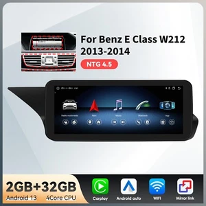 Pantalla táctil de 10,25" para Mercedes Benz Clase E W212 2013-2014 Android Carplay GPS - Imagen 1 de 16