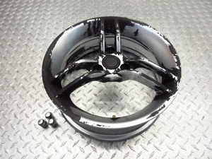 2008 08-11 Can-Am RS 990 Spyder Roadster OEM Left Front Wheel Rim Straight 14x5 - Bild 1 von 12