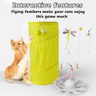 For Cat Toy Interactive Tunnel with Automatic Rotating Feather Tail Bird Singing