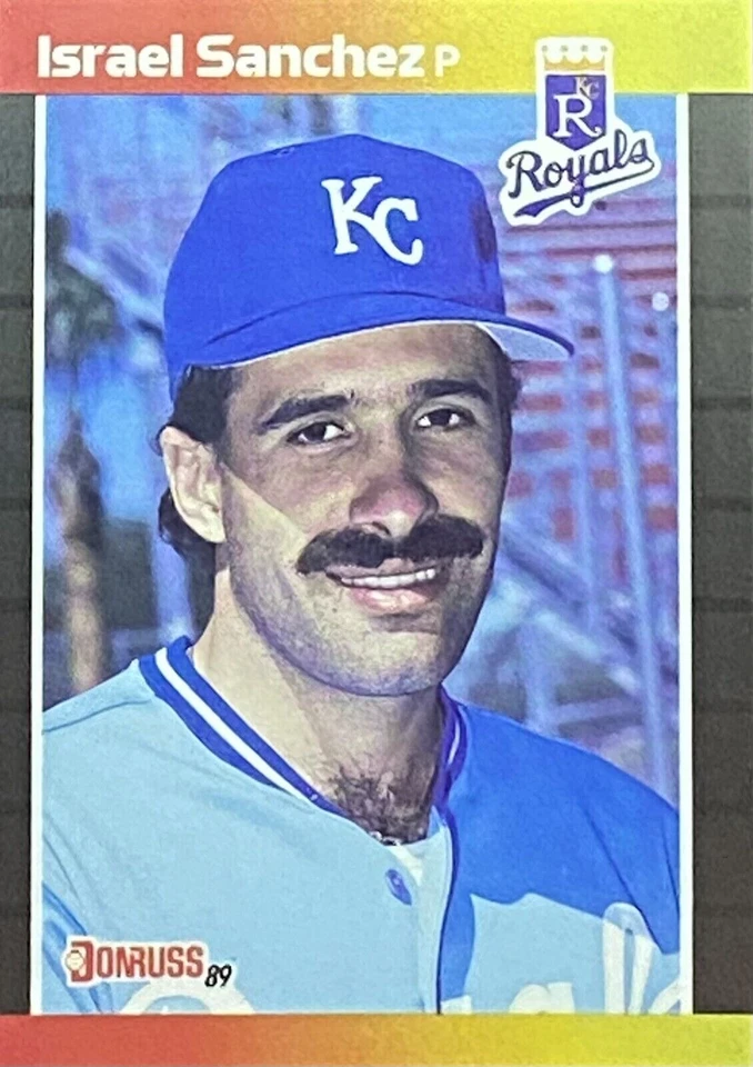 1989 Donruss  #474  Israel Sanchez   Pitcher   Kansas City Royals FREE shipping - Image 1 of 1
