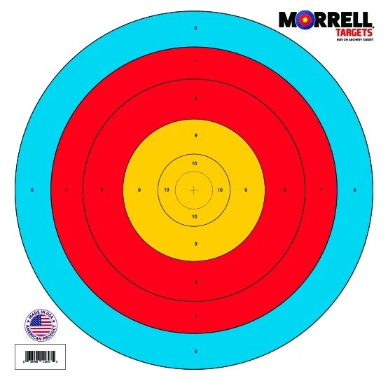 Morrell PF80/5 Paper Face Target 100 pack - Image 1 of 1