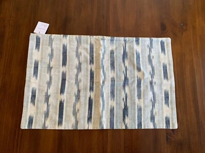 Pottery Barn / Valor Lumbar Pillow Cover, 16 x 26", Blue Multi - Image 1 of 4