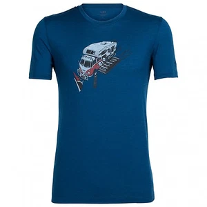 ICEBREAKER - Tech Lite S/S Crewe Snow Bug - Funktionsshirt Merinowolle NEU! - Bild 1 von 5