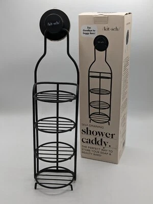 Kitsch Self Draining Shower Caddy with Box - Image 1 of 4