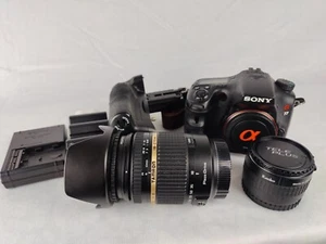 Sony Alpha a77 Body SLT-A77V Digital SLR w/ 18-270mm Lens and 2x Teleconverter - Picture 1 of 24