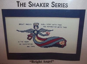 Julia's Needleworks, The Shaker Series "Bright Angel" counted cross stitch kit - Picture 1 of 10