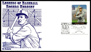 2000 Rogers Hornsby FDC Legends of Baseball St. Louis Cardinals CL Cachet - Picture 1 of 2