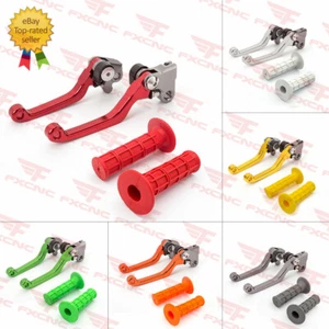 For Honda XR650L XR 650L 1993-2024 CNC Pivot Dirt Brake Clutch Levers Grips Set - Picture 1 of 37