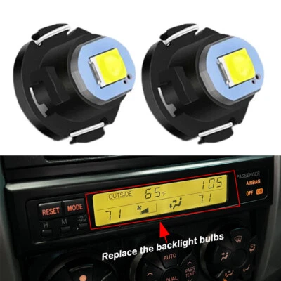 For Toyota 4Runner 2003-2009 Cooler Control Switch LED Bulbs 90010-09017 2PCS - Image 1 of 4