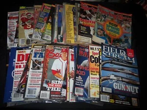 1980S-2000S ASSORTED SPORTS MAGAZINE LOT OF 35 - MLB - NFL - NBA- NHL - O 2085 - Photo 1 sur 7