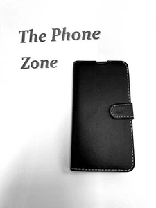 Motorola Moto G6 flip/book case |Black|Brand New |synthetic leather| wallet case - Picture 1 of 4
