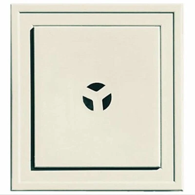 Slim Line Ivory 067 J-BLOCK Mount Square Vinyl Siding Accessory Mounting - Image 1 of 4