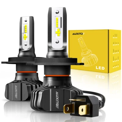AUXITO H4 HB2 LED CSP Faro 20000LM Kit Bombilla de haz bajo 6000K B7 Alta Potencia Foto 1 de 4