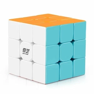 Cubo de rompecabezas QiYi - Guerrero con 3x3 cubo sin pegatinas con mini cubo adicional - rápido - Imagen 1 de 2