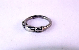Bali Ring Vintage Sterling Silver Small 4.75 Band - Picture 1 of 5