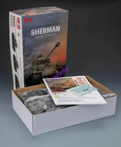 Ryefield RM5042 U.S.MEDIUM TANK M4A3 76W HVSS SHERMAN WITH FULL INTERIOR KIT1/35 - Picture 1 of 8