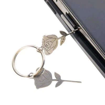 2x/Set Rose Shape Stainless Steel Needle for Smartphone Sim Card Tray Eject Pin - Image 1 of 4