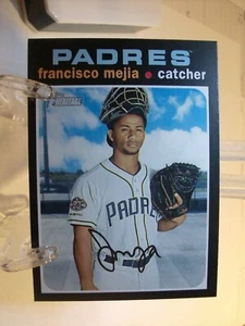 2020 Topps Heritage Baseball Card #191 Francisco Mejia (572) - Picture 1 of 2