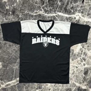 Vintage Oakland Raiders Jersey Shirt Mens XL 90s Majestic Short Sleeve USA Made - Picture 1 of 6