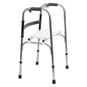 Senior Walker, Compact Folding Walker with Detachable Seat, Walker for Senior - Picture 1 of 22