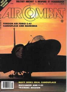 Air Combat March 1983 Air Force C-47 Navy Camouflage Buccaneer F-111 Training - Picture 1 of 1