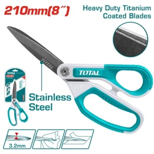 TOTAL Industiral, tijeras INOX 210 MM acero inoxidable recubierto de titanio - Imagen 1 de 4