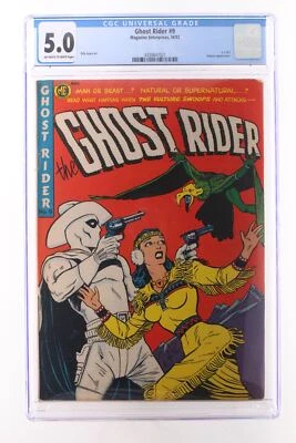 Ghost Rider #9 - Magazine Enterprises 1952 CGC 5,0 A-1 #67 apariencia buitre. Foto 1 de 2