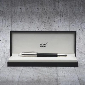 Montblanc Starwalker Doué Line Rollerball Fineliner Schwarz Silber ID 38011 - Picture 1 of 5