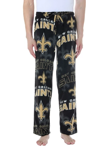 New Orleans Saints Men's Fleece Pants with Pockets - FREE SHIPPING! Cover