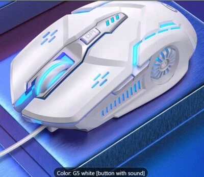 Mechanical Gaming Mouse Wired Computer Racer Desktop Notebook Office Universal S - Image 1 of 2
