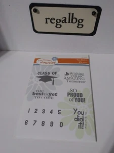 Fun Stampers Journey Rubber stamps You DID IT Graudation stamps SS-0095 15 stamp - Picture 1 of 3
