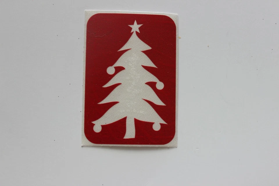 Christmas Tree Glitter Tattoo Stencil Pack - Image 1 of 1