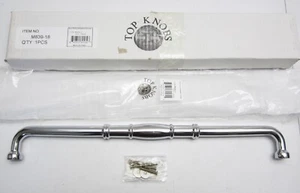 NEW Top Knobs NORMANDY 18" c-c HANDLE APPLIANCE DOOR PULL, Polished Chrome - Picture 1 of 1