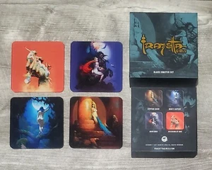 Frank Frazetta Frazetta Set di 4 sottobicchieri in vetro per bambina - Foto 1 di 1