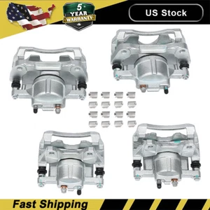 Front & Rear Disc Brake Calipers w/ Bracket Fits 2008-2017 Jeep Wrangler Nitro - Picture 1 of 10