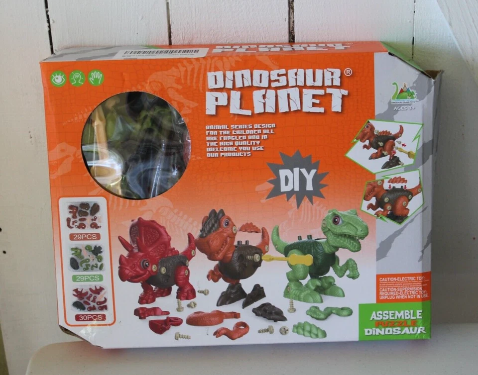 Dinosaur Planet DIY Assemble Creative Building Set Toys 3+ - Image 1 of 4