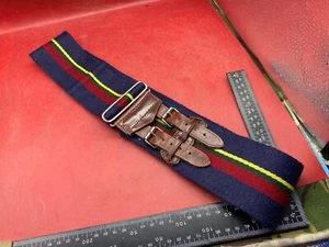 Genuine British Army Royal Marines Regimental Stable Belt. 34" Waist. - Picture 1 of 5