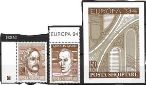 [E24] Albania  Europe-1994 ;MiNr.2540-41, Block Nr,101 MNH** - Picture 1 of 2